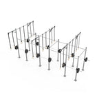 Galvanized Freestanding Expandable RMU 12' Height Pull-Up Rig