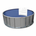 33' x 52" Round Steel Semi Inground Pool Kit -Discount Package