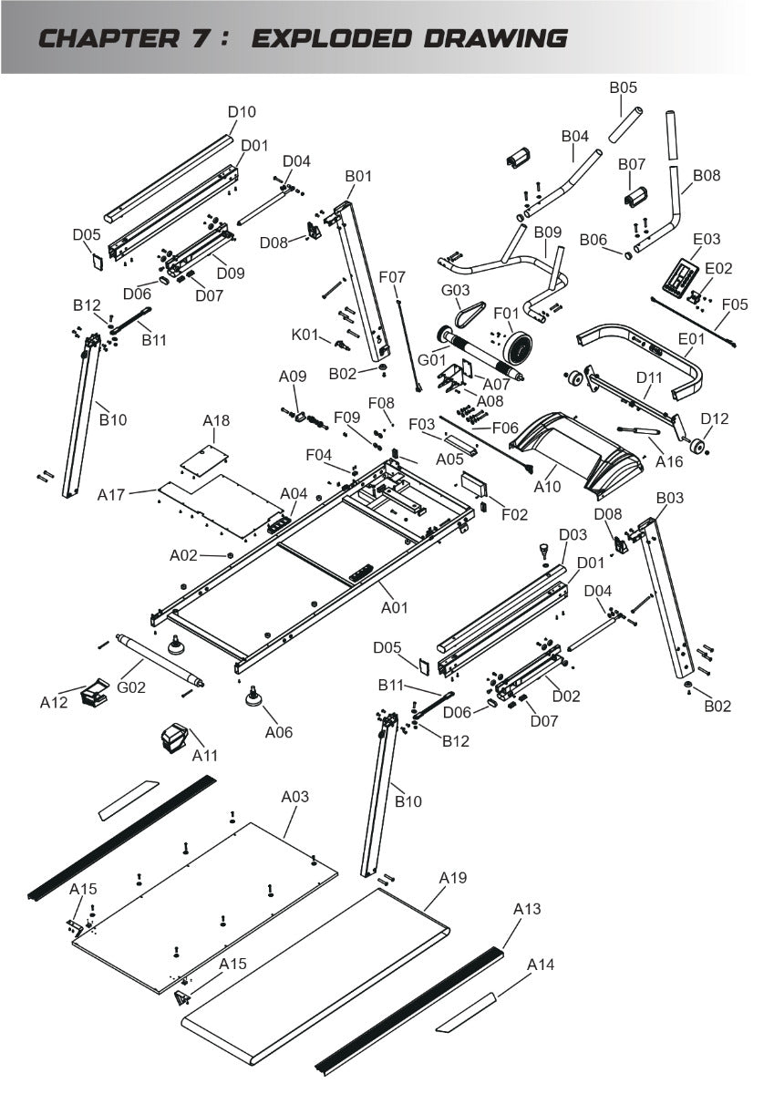 Xebex SledTrac 6000 and SledTrac Lite 5000 Parts