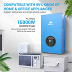 SunGoldPower 15000W 48V Split Phase Pure Sine Wave Inverter Charger