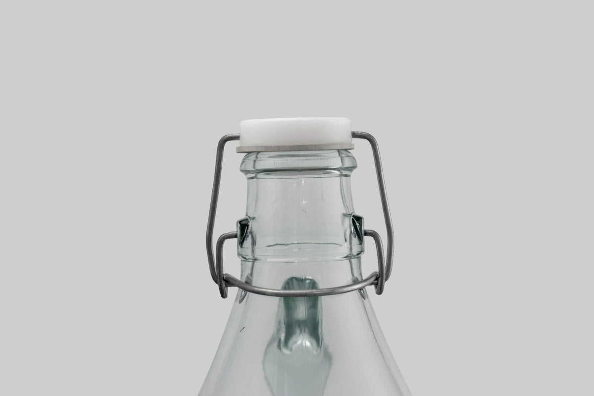 Glass Demijohn 5L 4 Pack Swing Top Cap, Airlock, Bung & Tube