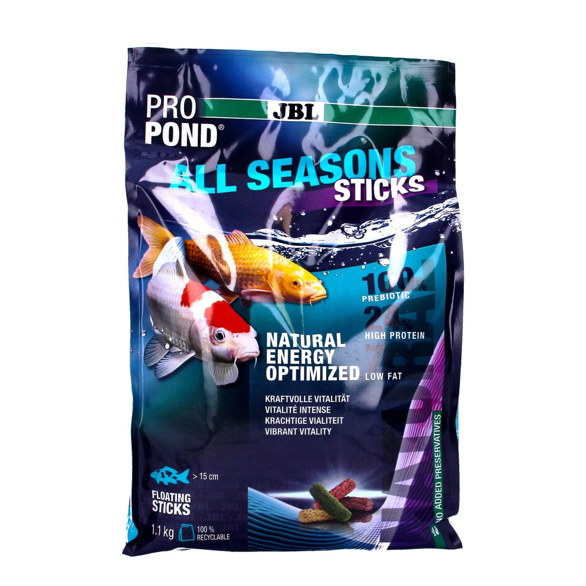 JBL all Season Koi Pond Fish Food Sticks 1.1kg
