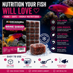 Aquacadabra Frozen Brine Shrimp 100g Fish Food Tropical Marine 5-40 Packs