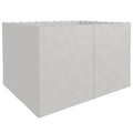 10' x 12' Universal Gazebo Sidewall Set (4 Panels) with Hooks, Light Grey