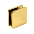 FHC Traditional Fixed Panel Clamp [1-3/4" x 1-3/4"] - Satin Brass