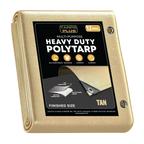 Tan Poly Tarp 10' x 10' - Case Of 10