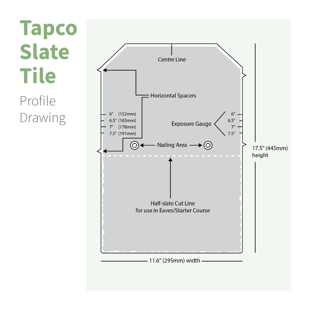 Tapco Slate Roof Tile