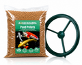 Aquacadabra Fun in the Sun Pond Feeding Bundle – Premium Pellets & Floating Feeding Ring