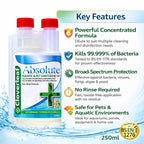 Cloverleaf Absolute Aquatic Pet Sanitiser BC-50+ Concentrated Disinfectant