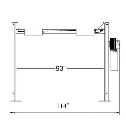 Triumph NSS-8SQ 8,000 lb 4-Post Storage (Classic, Shorter Length)