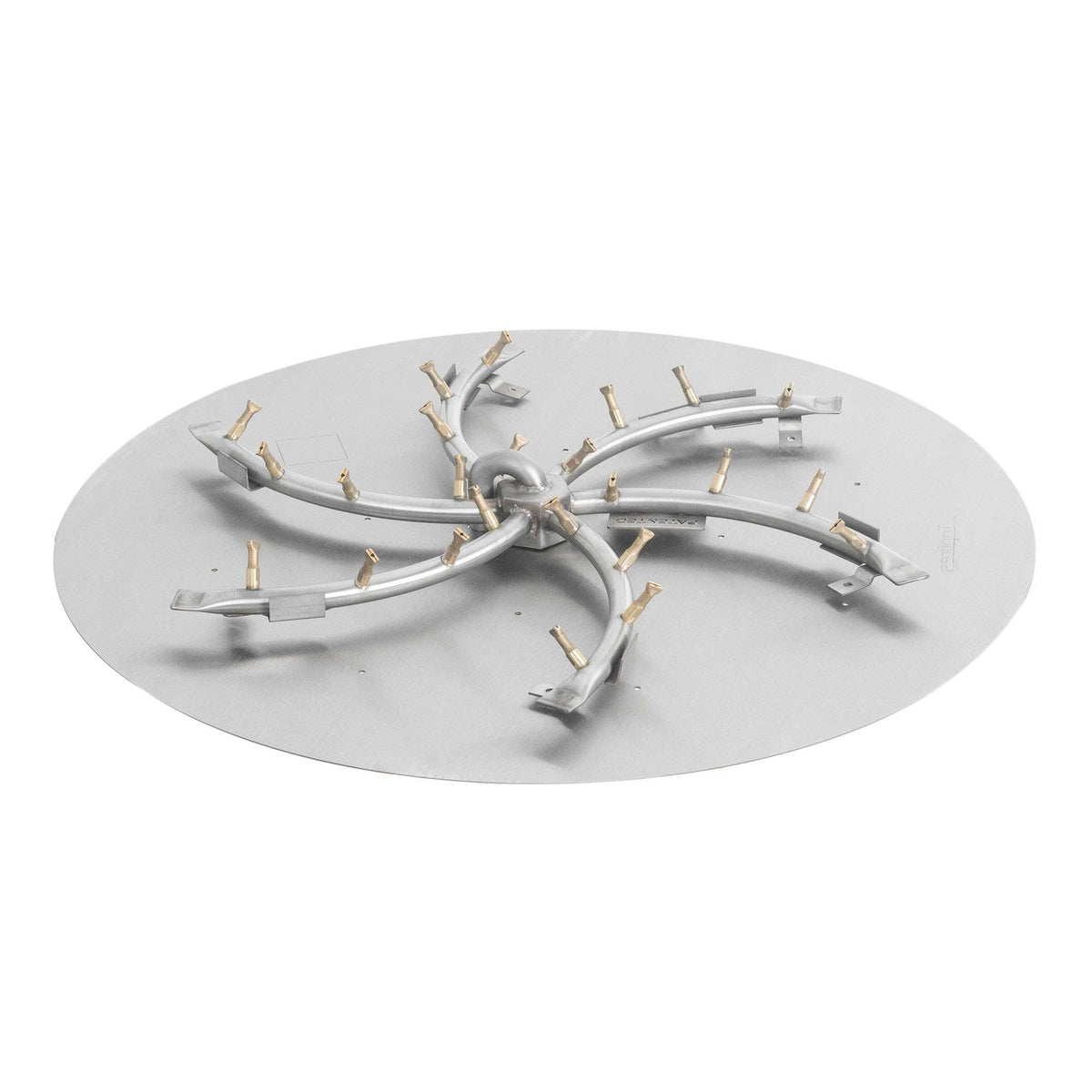 The Outdoor Plus Custom 8" Flat Pan & 8" Round Bullet Burner