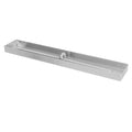 The Outdoor Plus Custom-39" x 8-1/2" Rectangular Flat Pan and 36" SS Linear Bullet Burner - Match Lit/ High Grade 304 Stainless Steel Assembly / Aluminium Pan / Machined Brass Bullet Jets