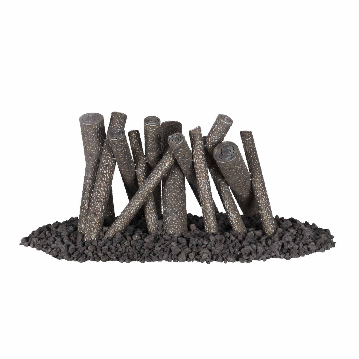 The Outdoor Plus Solid Steel Logs