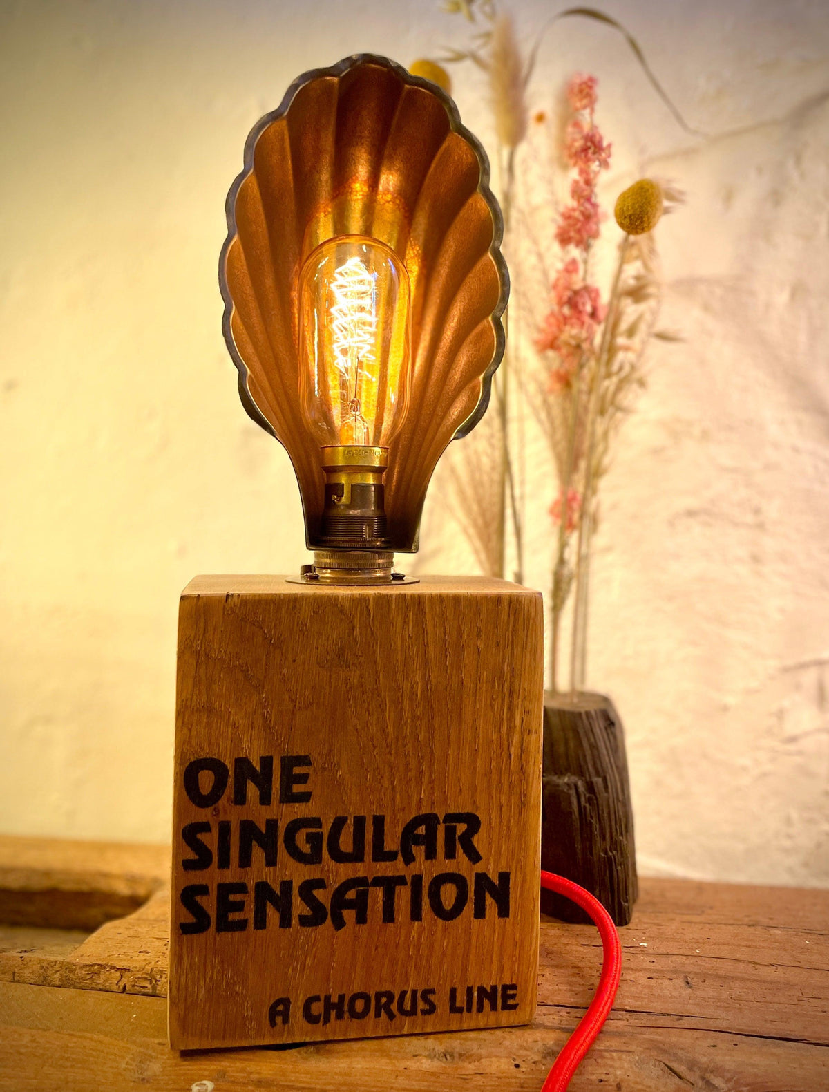Theatre Footlight Personalised Table Lamp | Unique Stage & Drama Gift UK