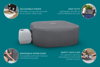 Square Thermal Hot Tub Cover - Large 201cm x 80cm