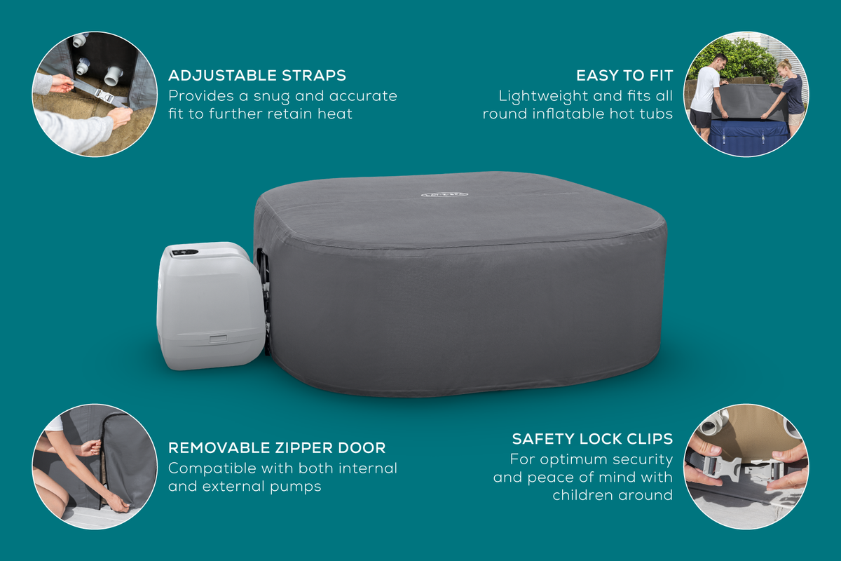 Square Thermal Hot Tub Cover - Large 201cm x 80cm