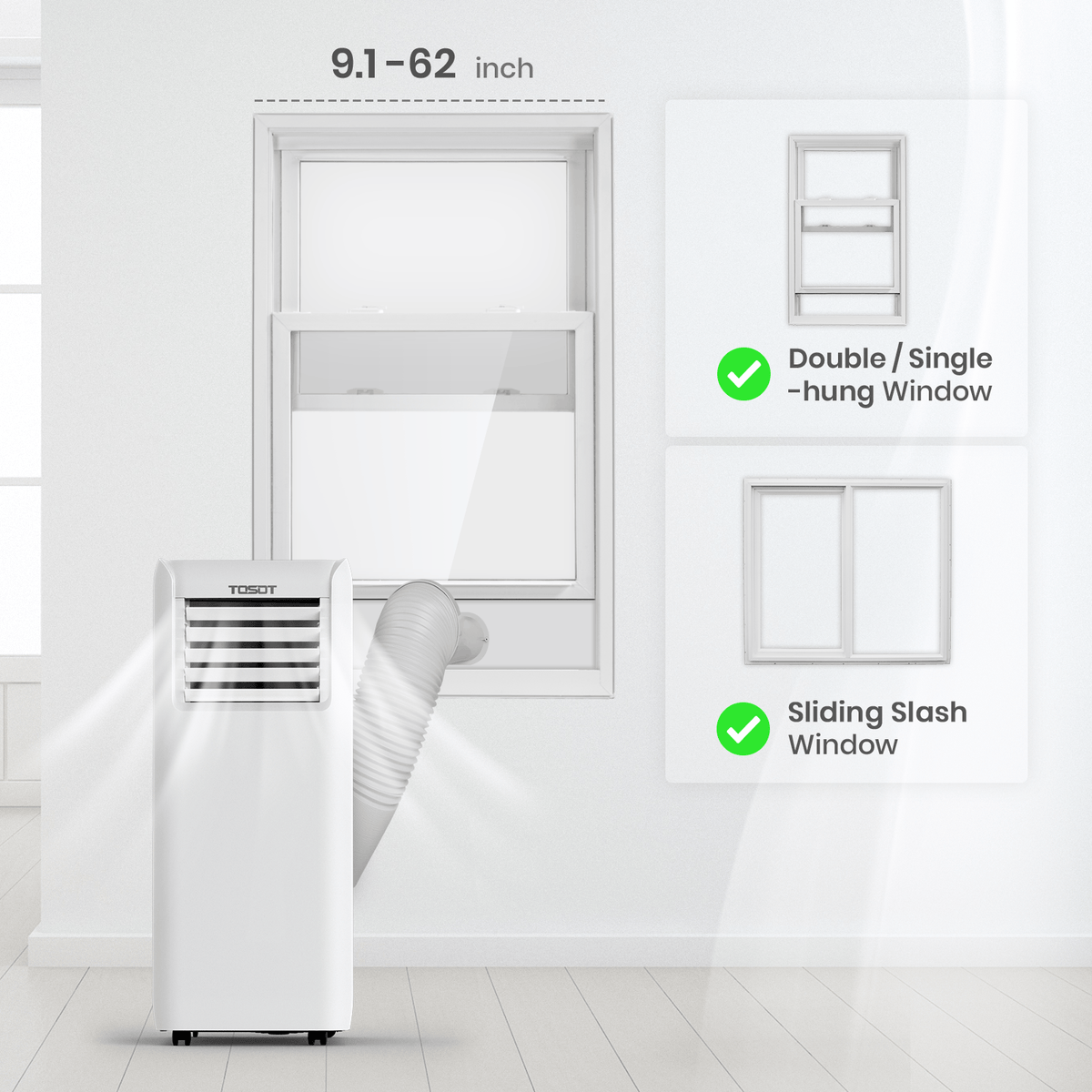 Aovia 9,000 BTU Portable Air Conditioner