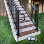 Trex ADA Handrail 180 Degree Post Return