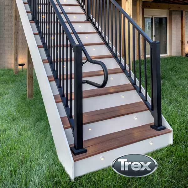 Trex ADA Handrail 180 Degree Post Return