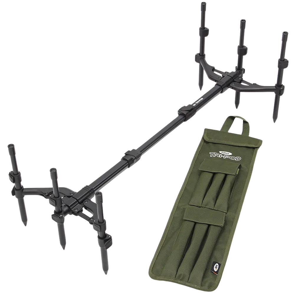 NGT Deluxe 3 Rod Profiler Carp Fishing Set Up