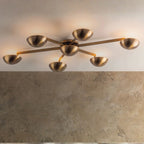 Troy Giovanni 34.75 in. Wall Sconce, Patina Brass, Integrated LED