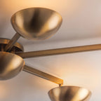 Troy Giovanni 34.75 in. Wall Sconce, Patina Brass, Integrated LED