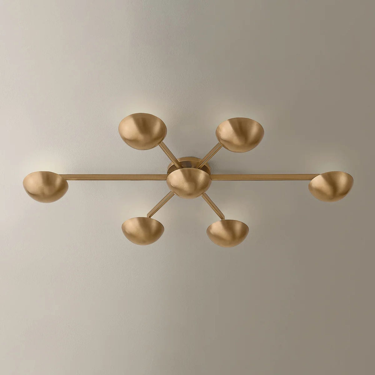 Troy Giovanni 34.75 in. Wall Sconce, Patina Brass, Integrated LED