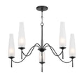 Troy Legacy 36 in. 5-Light Chandelier, Forged Iron