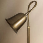 Troy Wharf Floor Lamp, Patina Brass