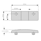 Cockspur Striker Plate Wedges