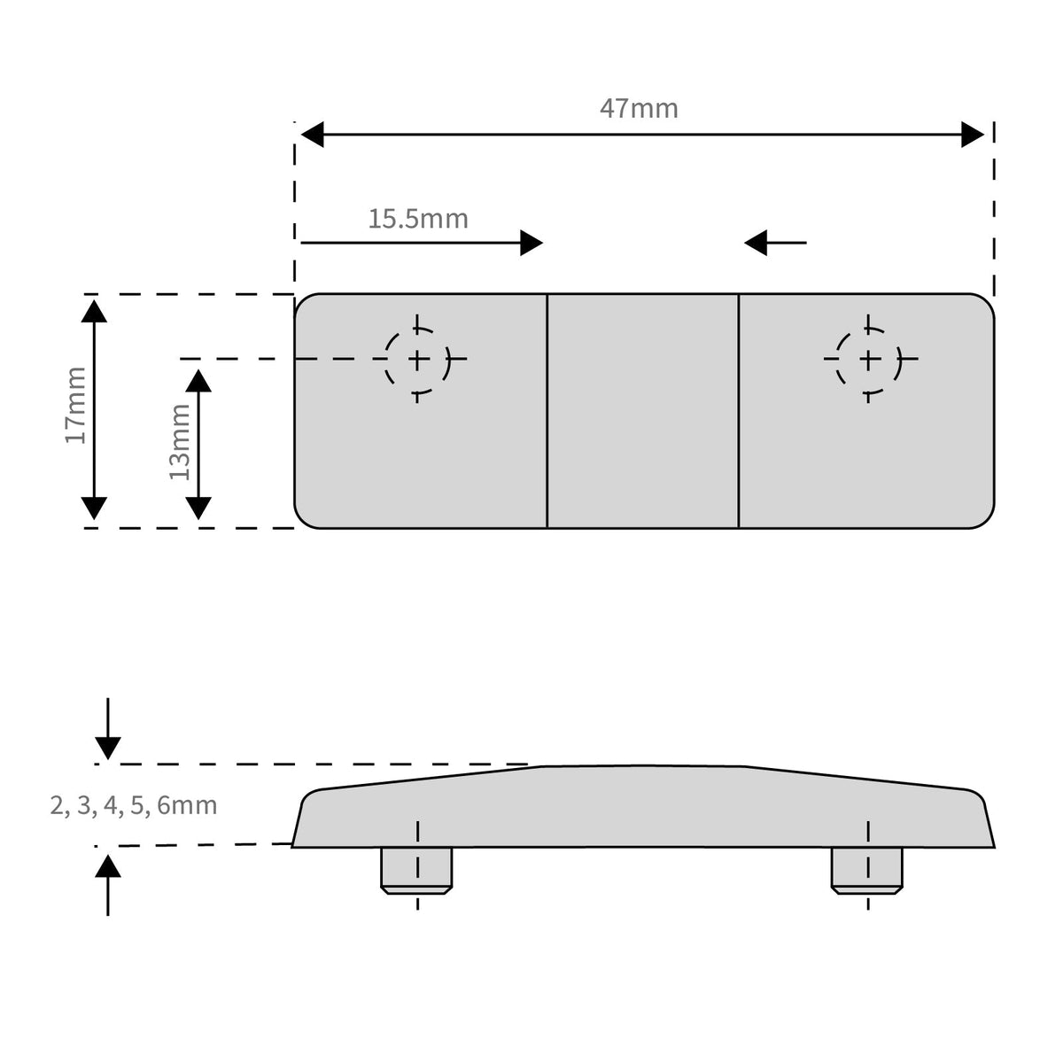 Cockspur Striker Plate Wedges