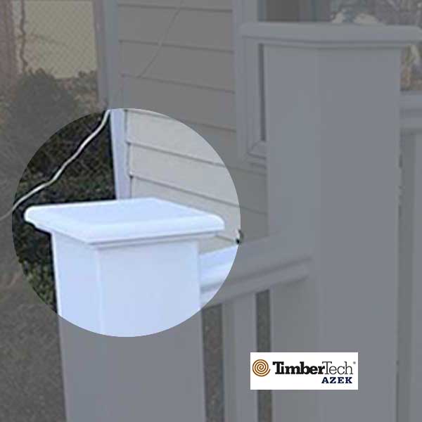 Timbertech/Azek Statement PVC Rail Post Caps