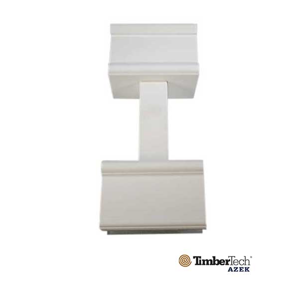 Timbertech/Azek Statement PVC Rail Kits With Round Black Aluminum Balusters
