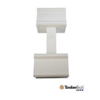 Timbertech/Azek Statement PVC Rail Kits With Round Black Aluminum Balusters