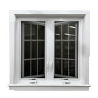 Vinyl Twin Casement with Grids