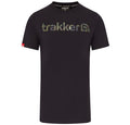 Trakker CR Logo T-Shirt Black Camo