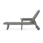 Savannah Chaise with Arms and Wheels