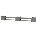 60" Nautical L- Shaped Planter Bench Corner Set - Large