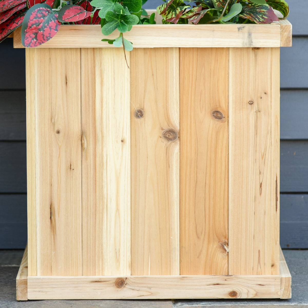 Wooden Planter & Bench Combination, 69.25" x 15" x 15.75", Natural