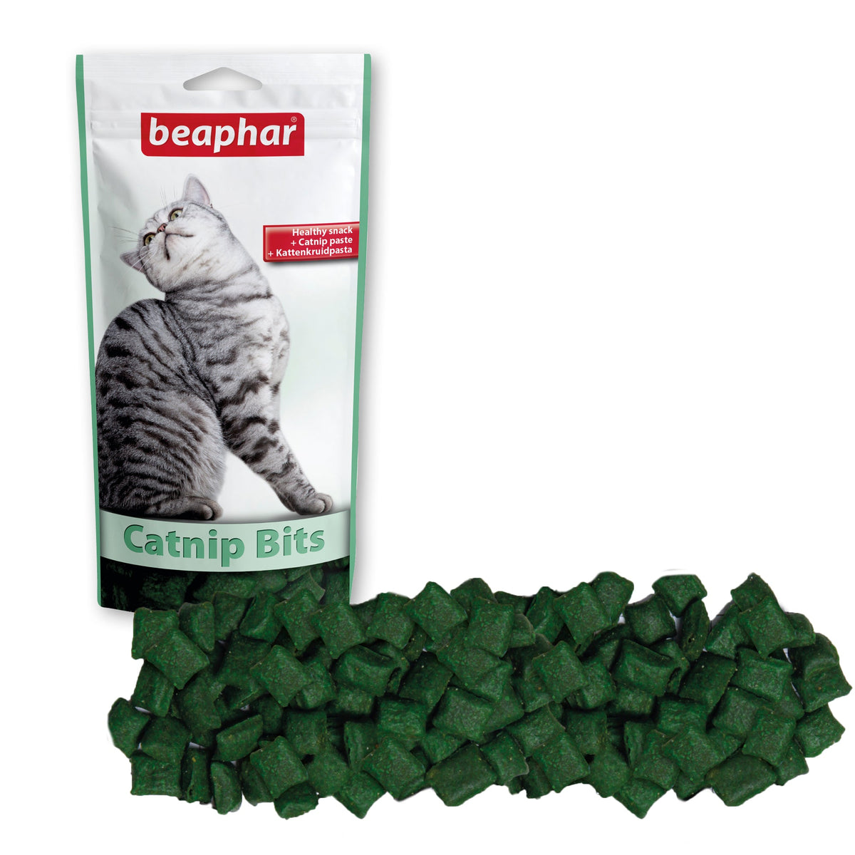 Beaphar Healthy Catnip Bits Soft Catnip Paste Filled Cat Treat Multi Packs