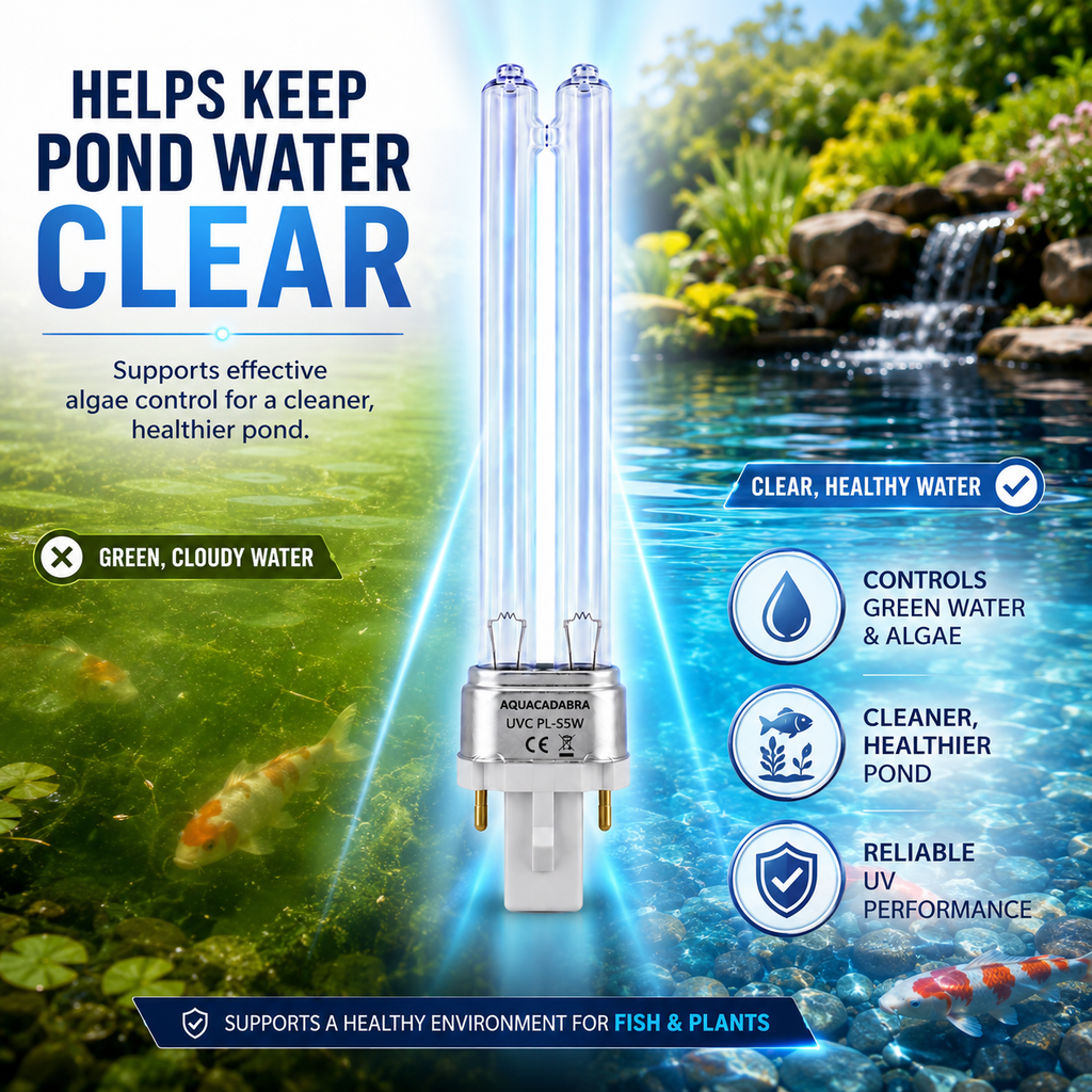 Aquacadabra PLS UV Replacement Bulb 5W 7W 9W 11W Pond Clarifier