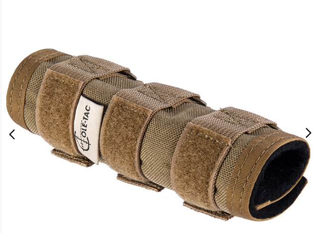 Cole-Tac Metal Python Suppressor Cover – Coyote, 6 in.