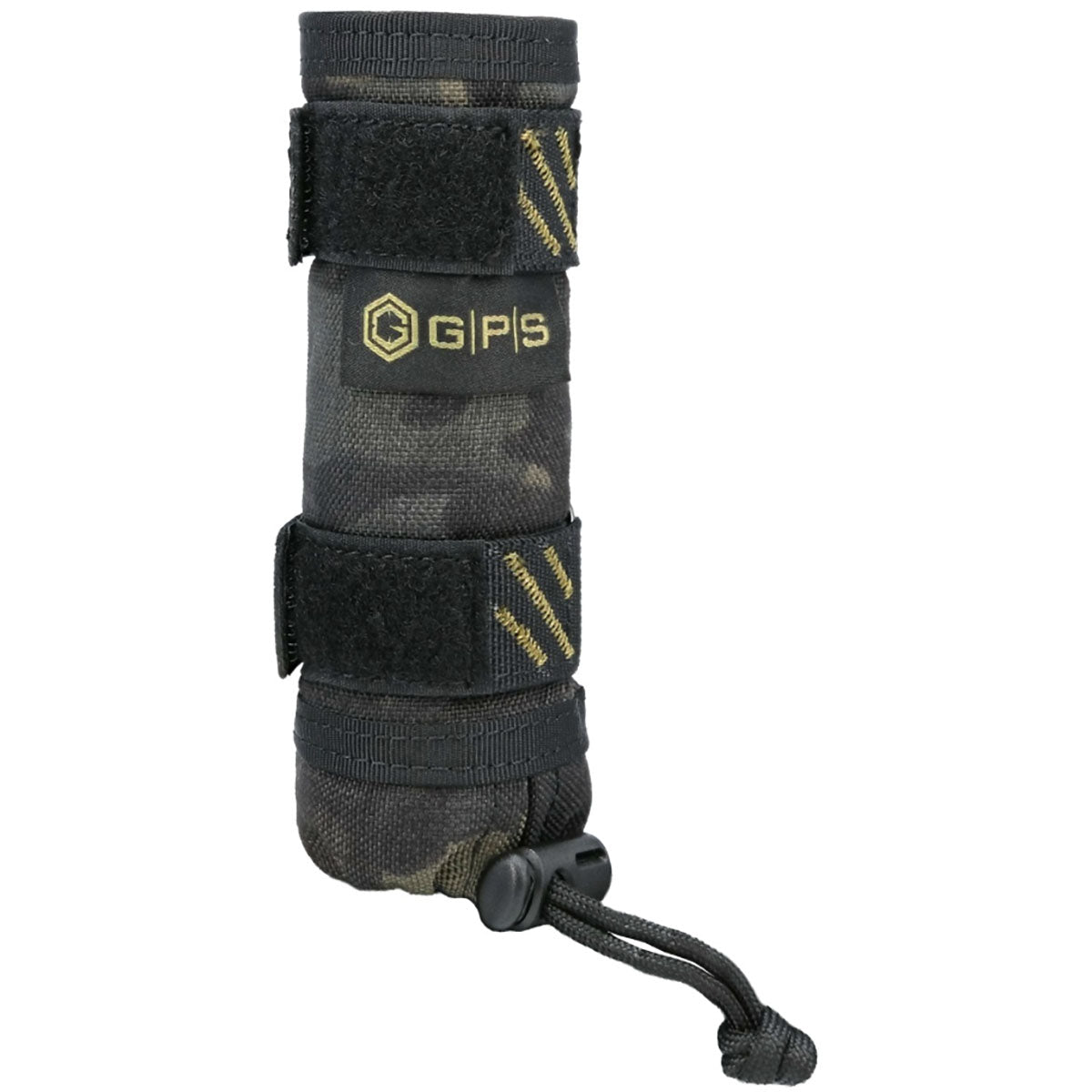 G.P.S. Tactical Suppressor Cover for .22 LR 5" – Black Camo