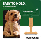 Bamboodles T-Bone Dog Chew Toy – Large Beef Flavour Durable Chew