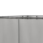 10' x 10' Universal Gazebo Sidewall Set (4 Panels) with Hooks, Light Grey