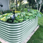 32" Extra Tall 9 In 1 Large Modular Metal Raised Garden Bed Kit