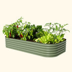 17" Tall 10 In 1 Jumbo Modular Metal Raised Garden Bed Kit | Vego Garden