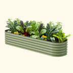 17" Tall 9 In 1 Large Modular Metal Raised Garden Bed Kit | Vego Garden
