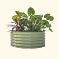 17" Tall 42" Wide Round Metal Raised Garden Bed Kit | Vego Garden