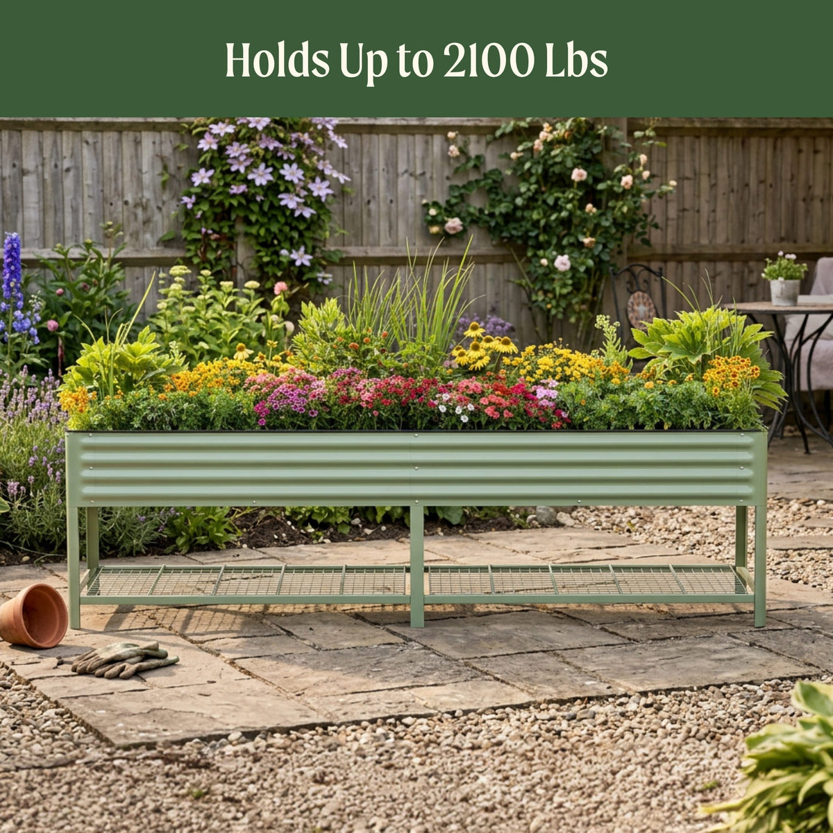 Elevated Garden Bed - Jumbo Series 2.5' x 10'